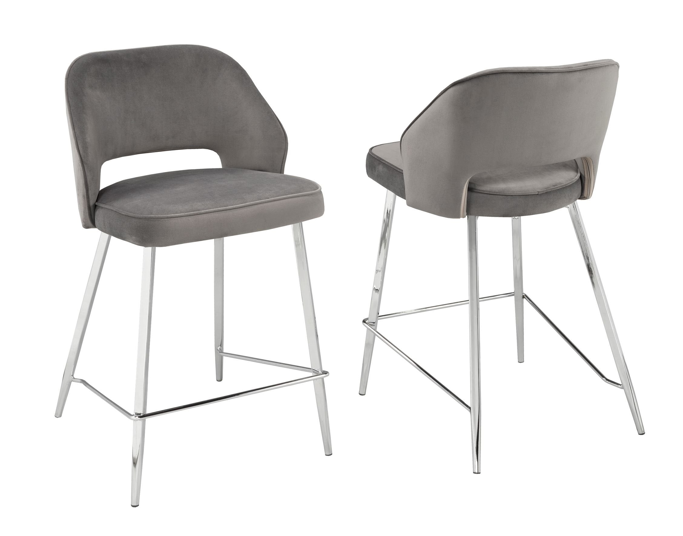 GREY COUNTER STOOL