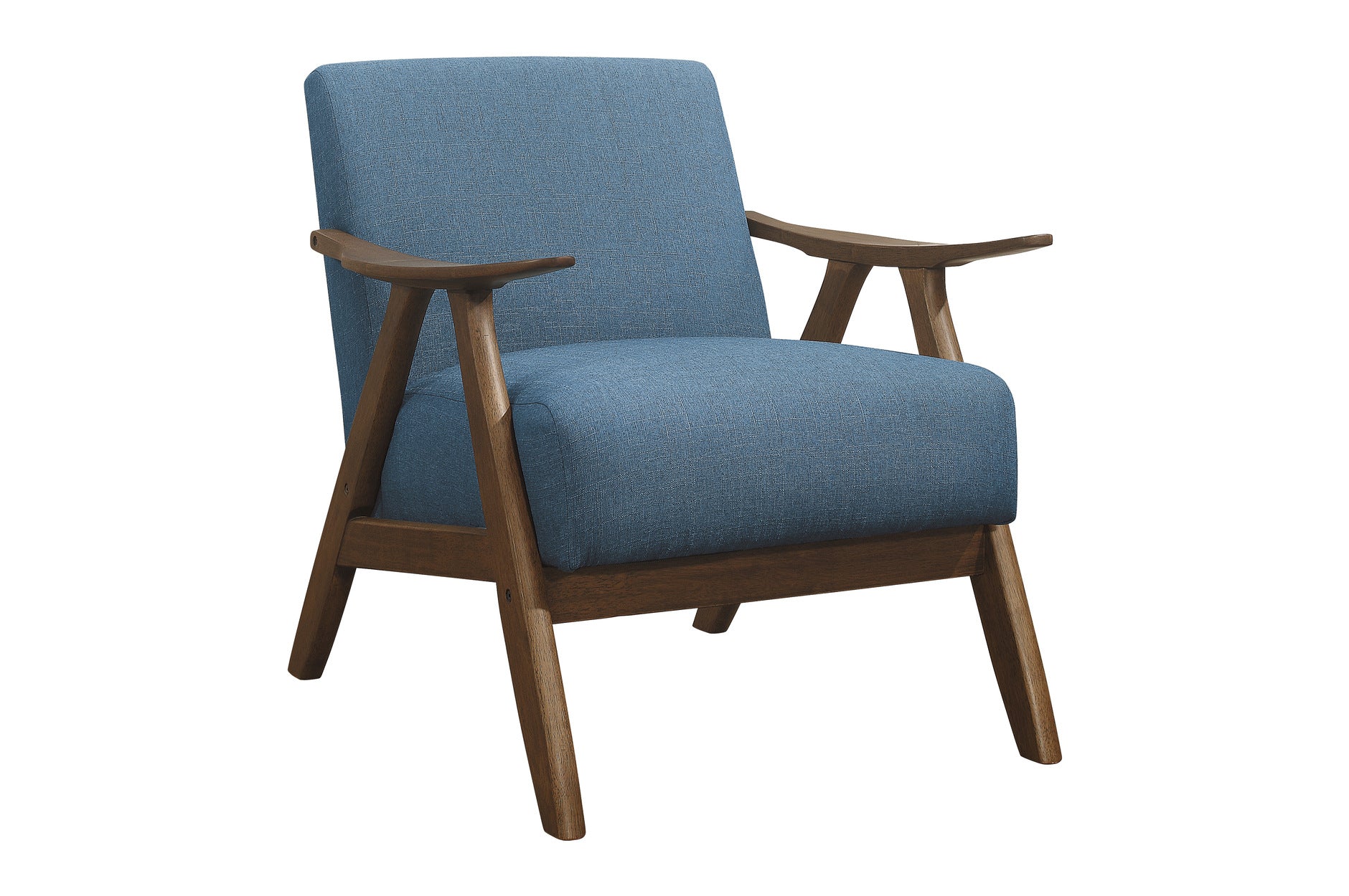 Damala Textured Dabric Sofa Set Blue 1138BU