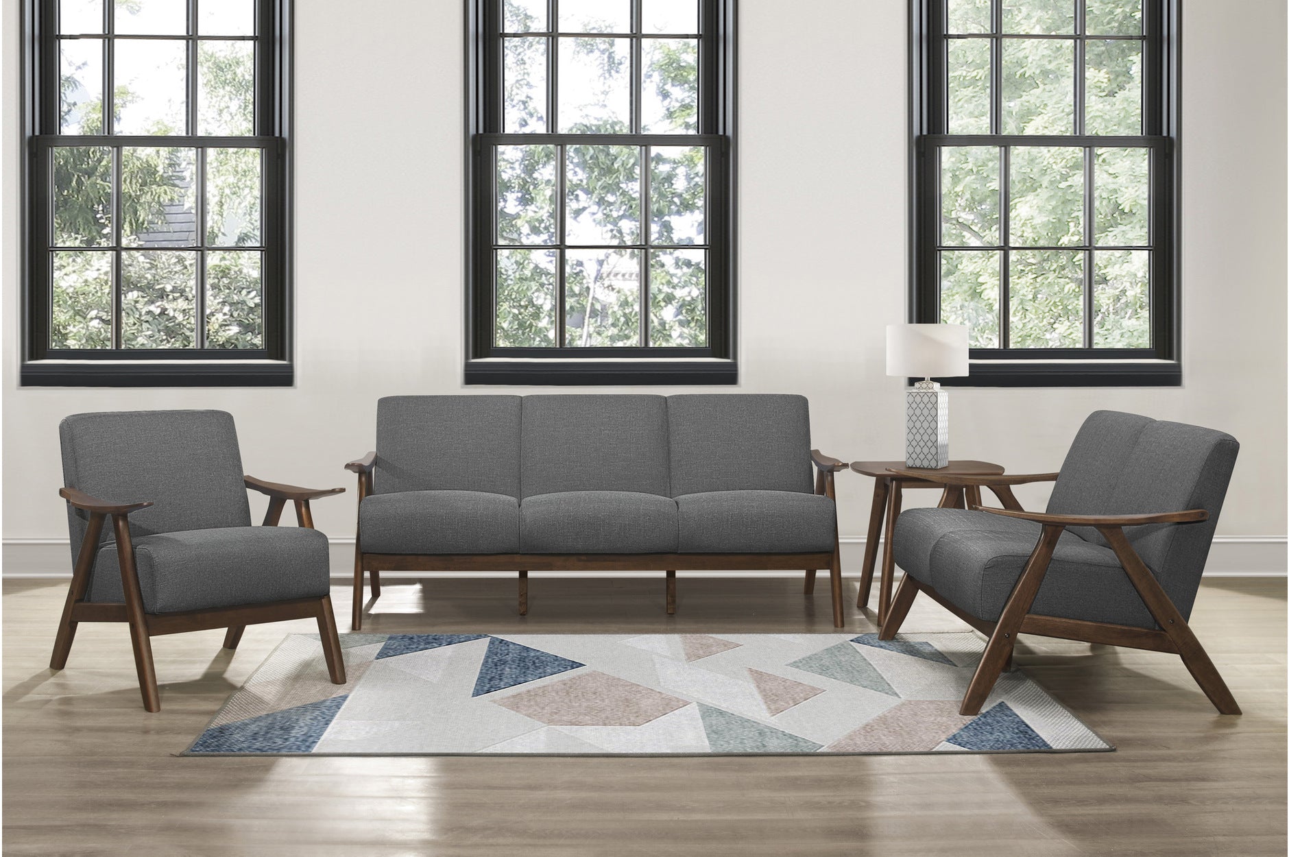 grey sofa set