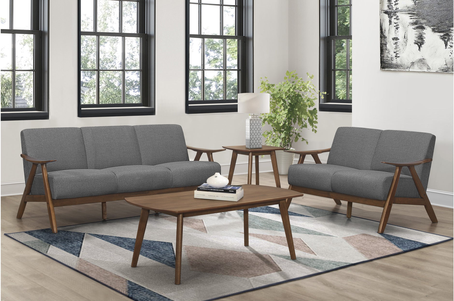 grey sofa set