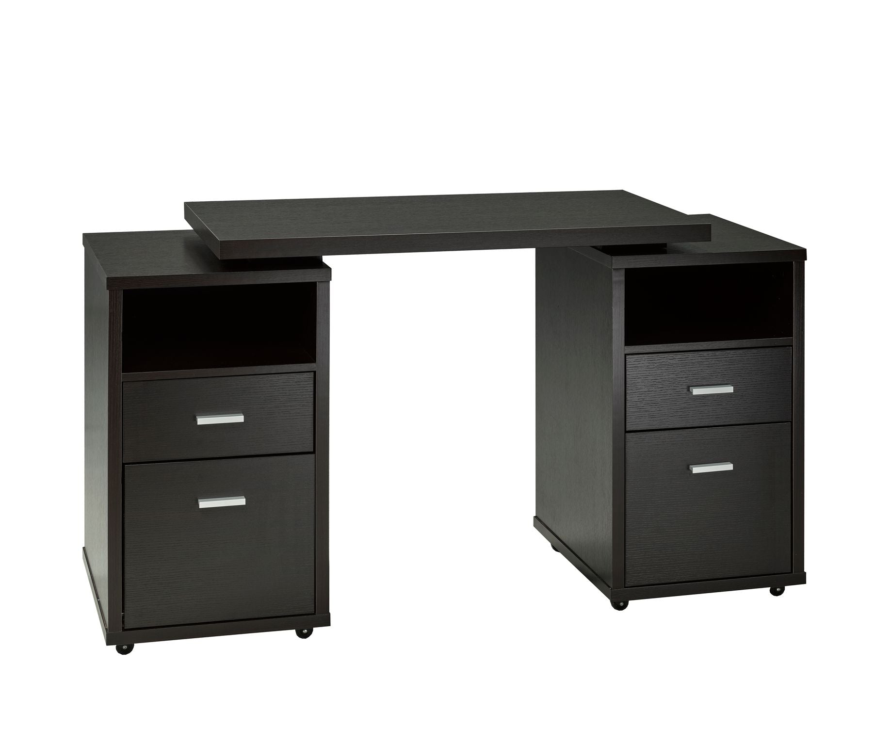 Red Cocoa Extendable Storage Office Desk 18043