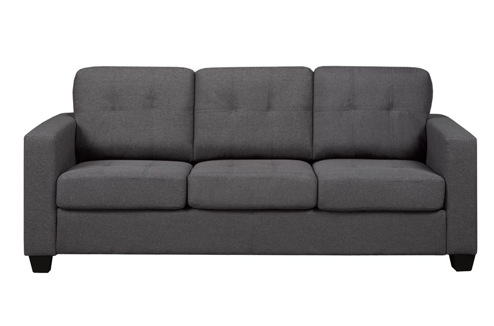 Charcoal Linen Fabric Sofa 1173