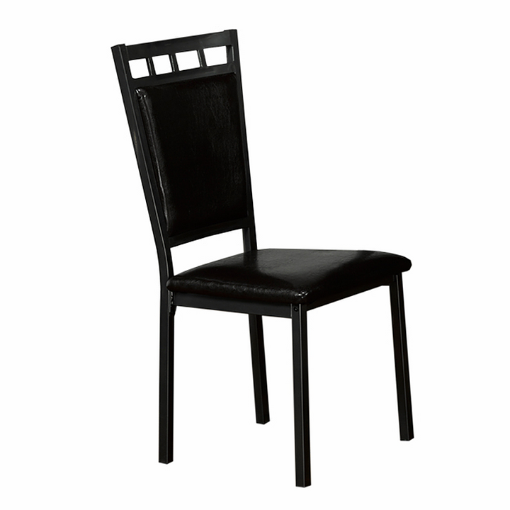 ( Discontinued ) 4 Piece Black Dining Chair C-1231