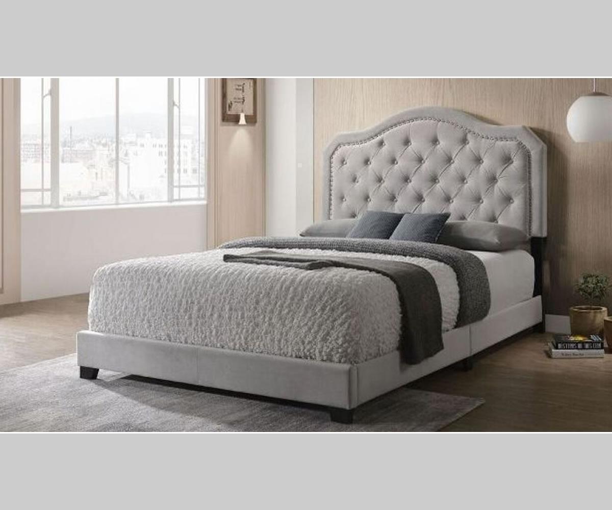 Samantha Bed Collection Grey 8073