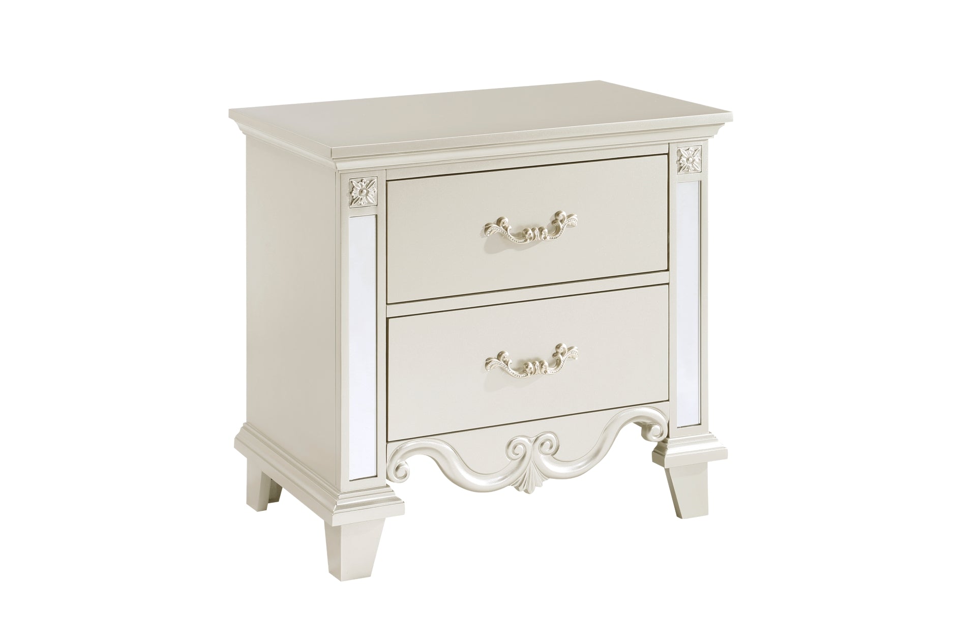 Ever Wooden 2 Drawer Night Stand 1429