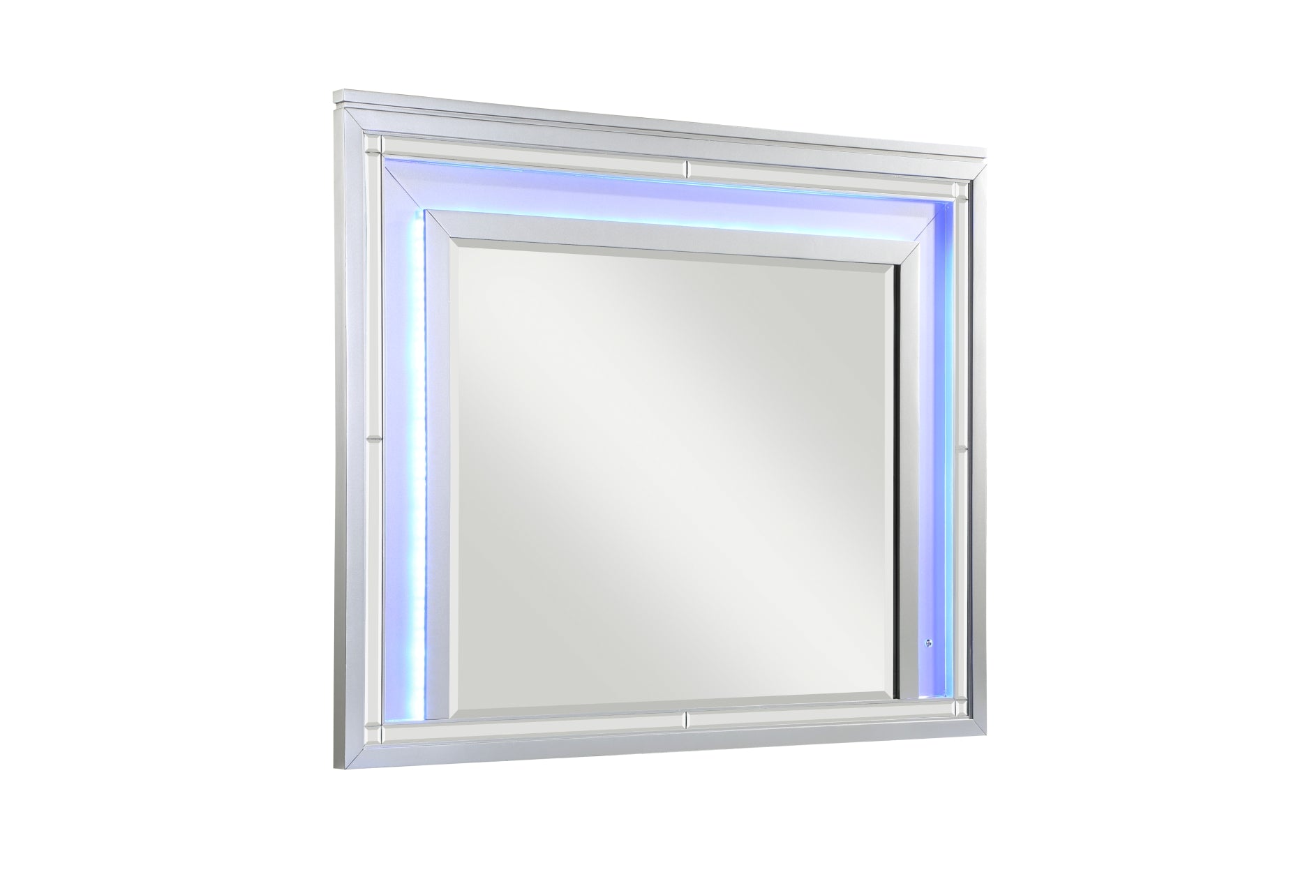 Leesa Silver Bedroom Set With LED Headboard 1430