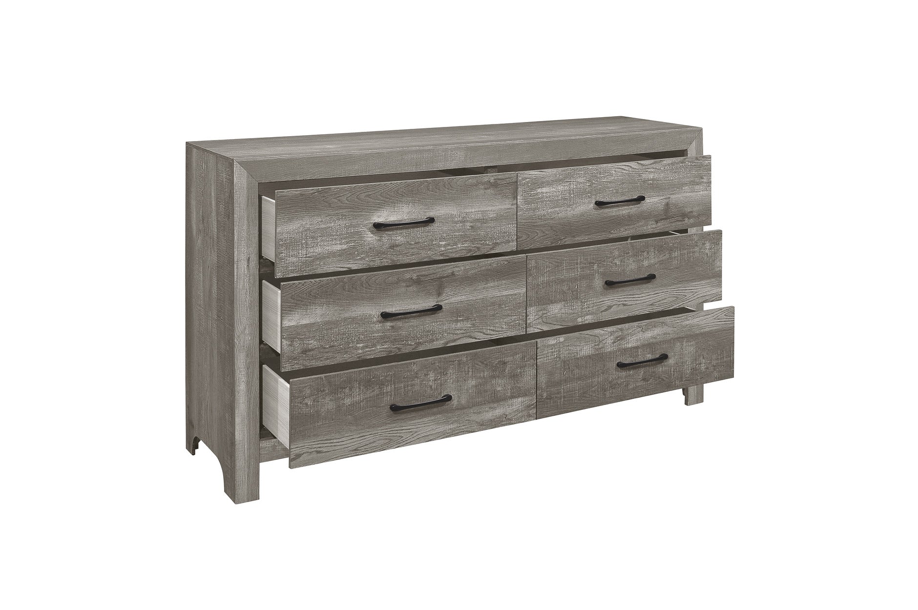 Corbin Rustic Grey Bedroom Set 1534