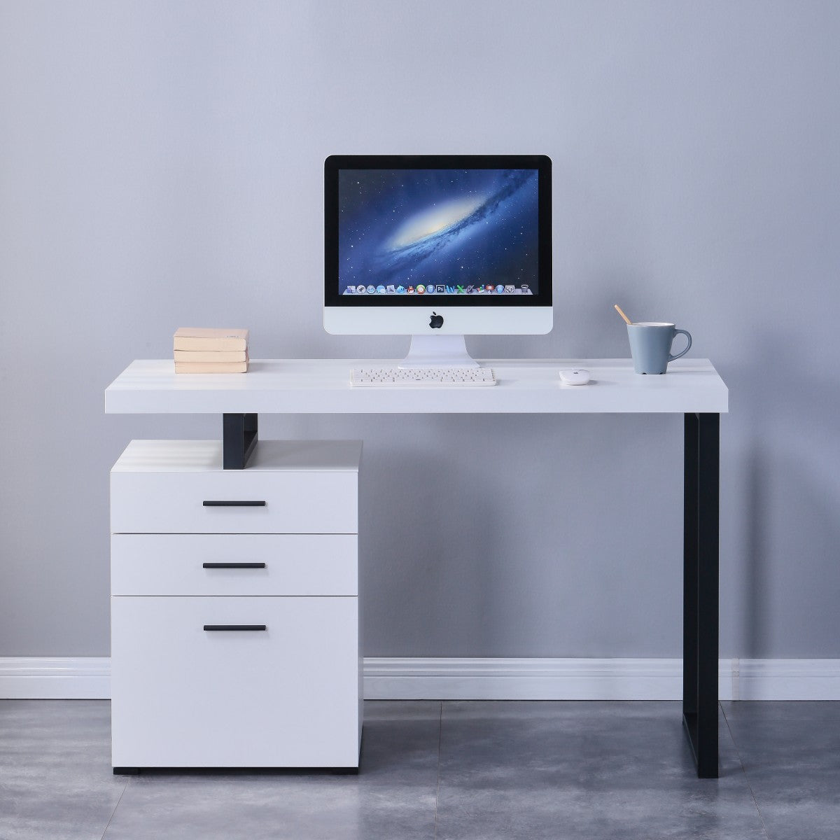 White Desk 2196-WH