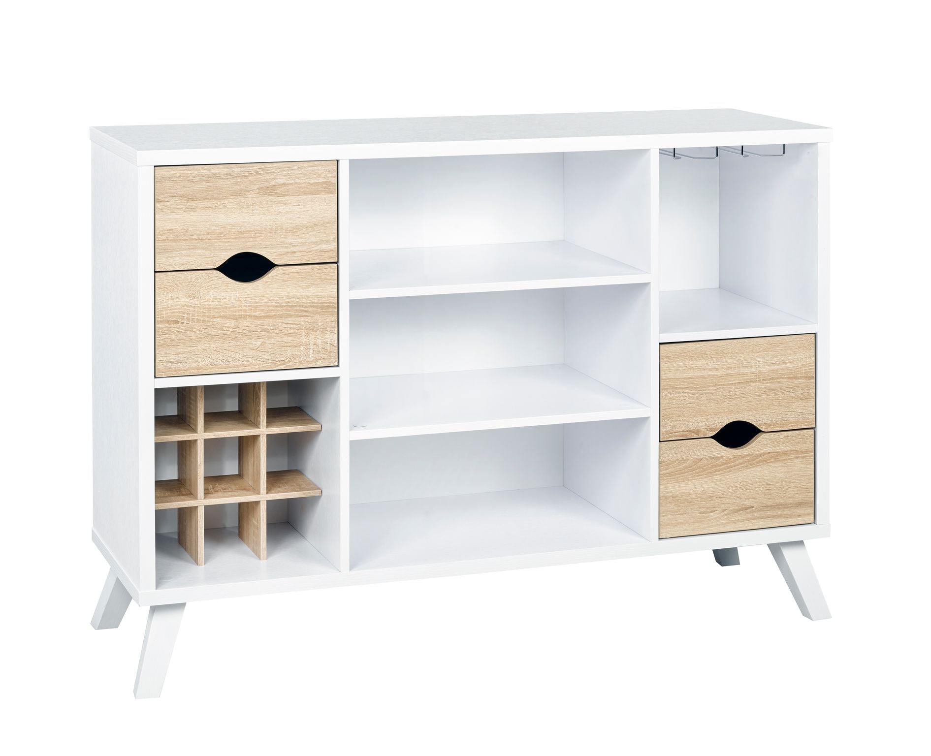 White/Oak Buffet/Server 18014