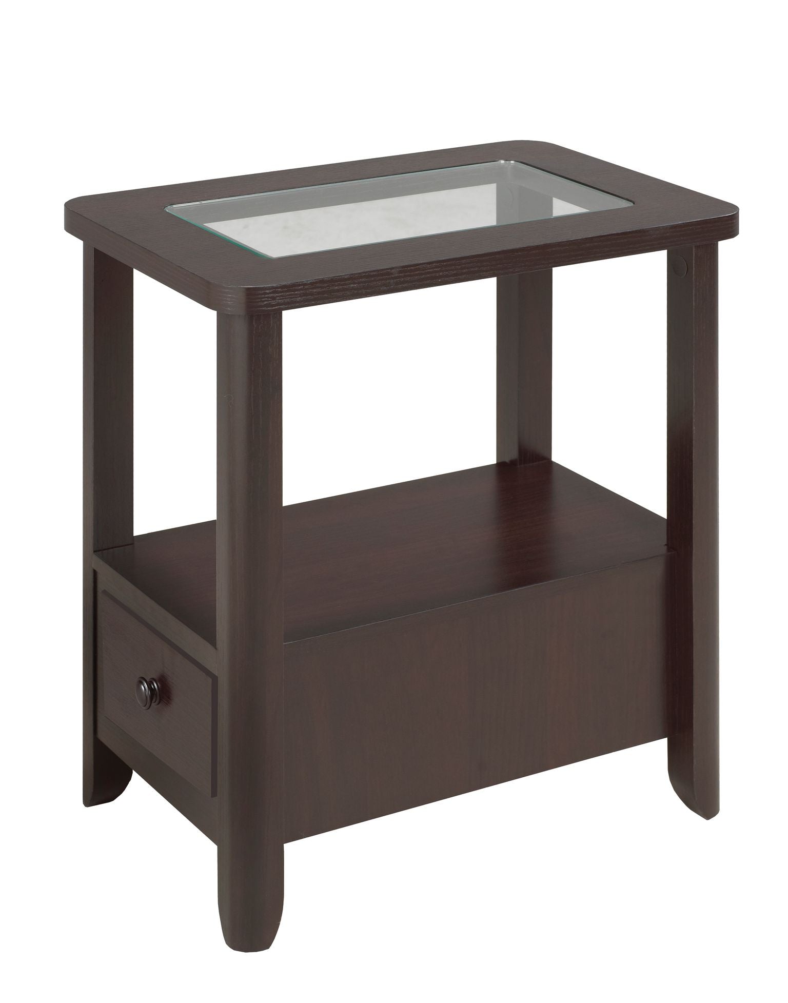Dark Cherry Accent Table - 18002