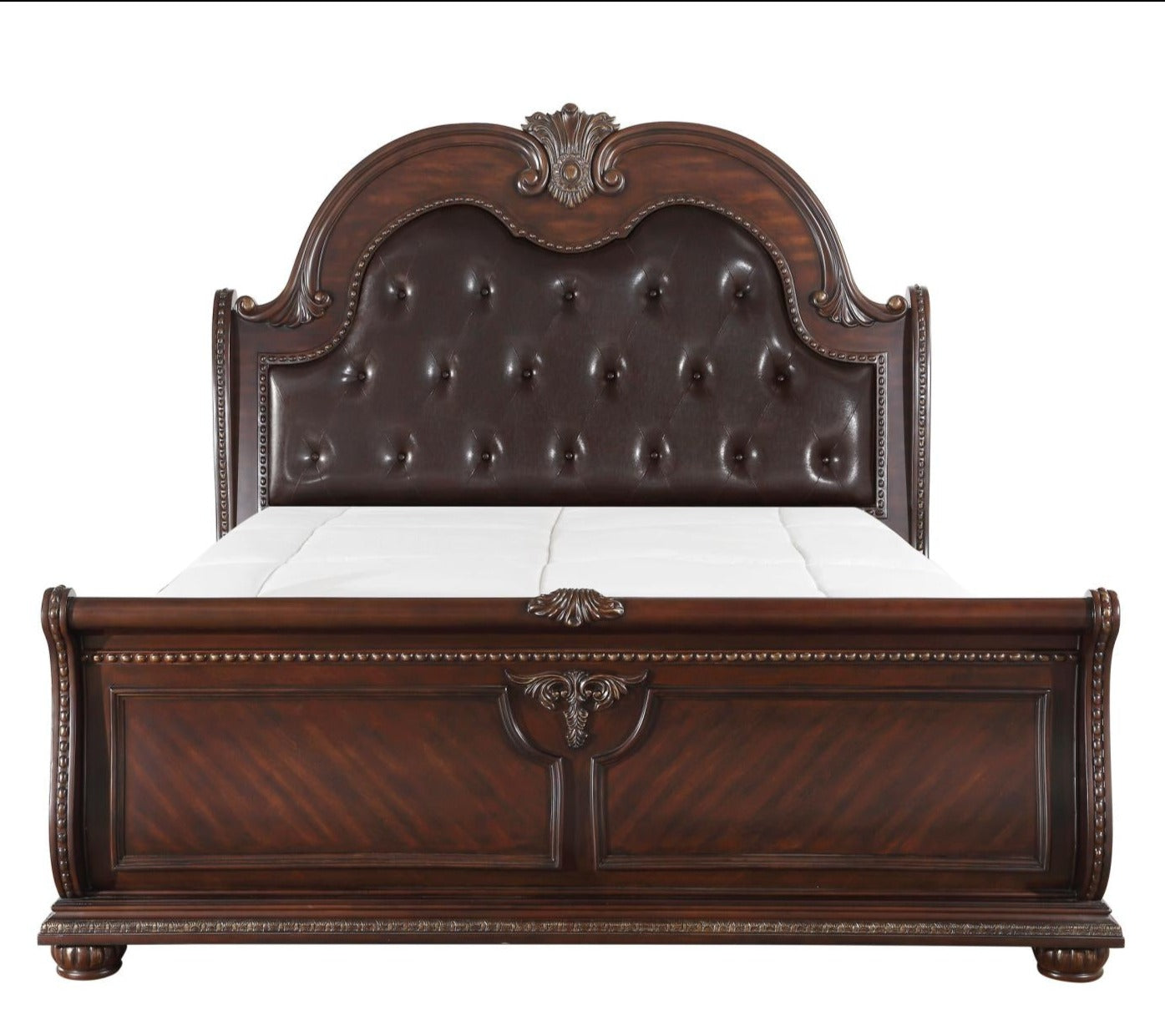 Dark Cherry Cavalier Bedroom Set 1757