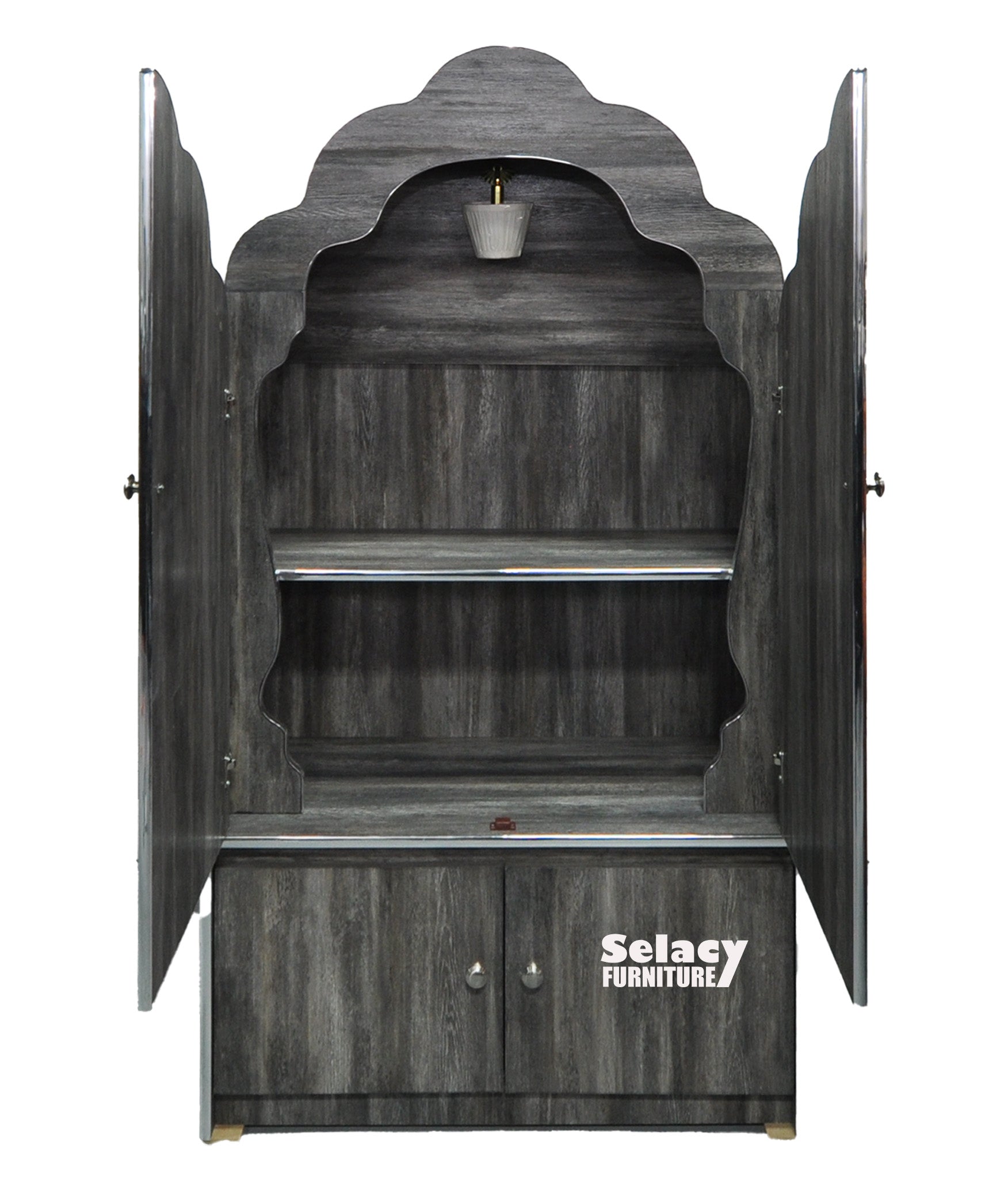 Pooja Unit Suede Grey 175A