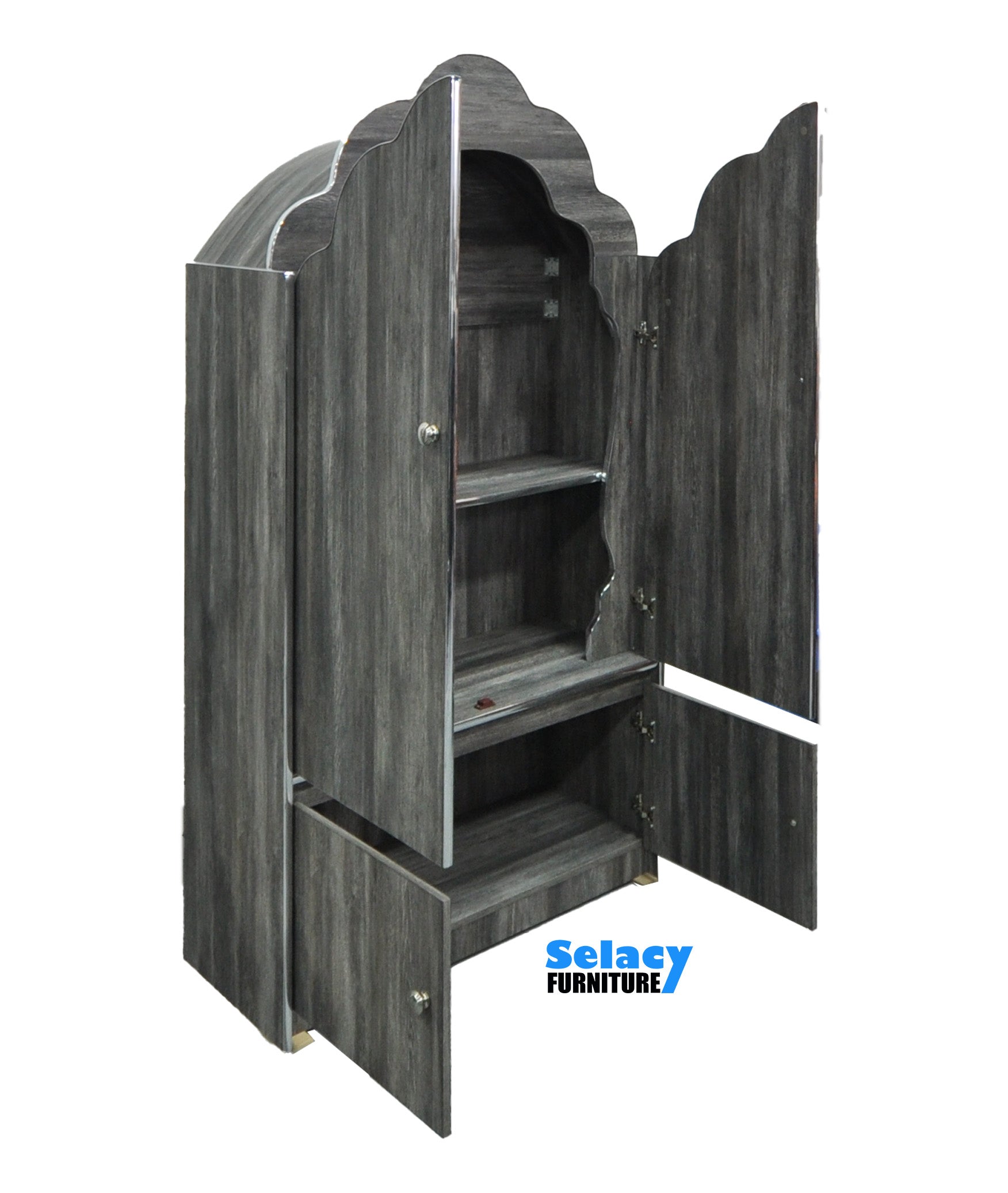 Pooja Unit Suede Grey 175A