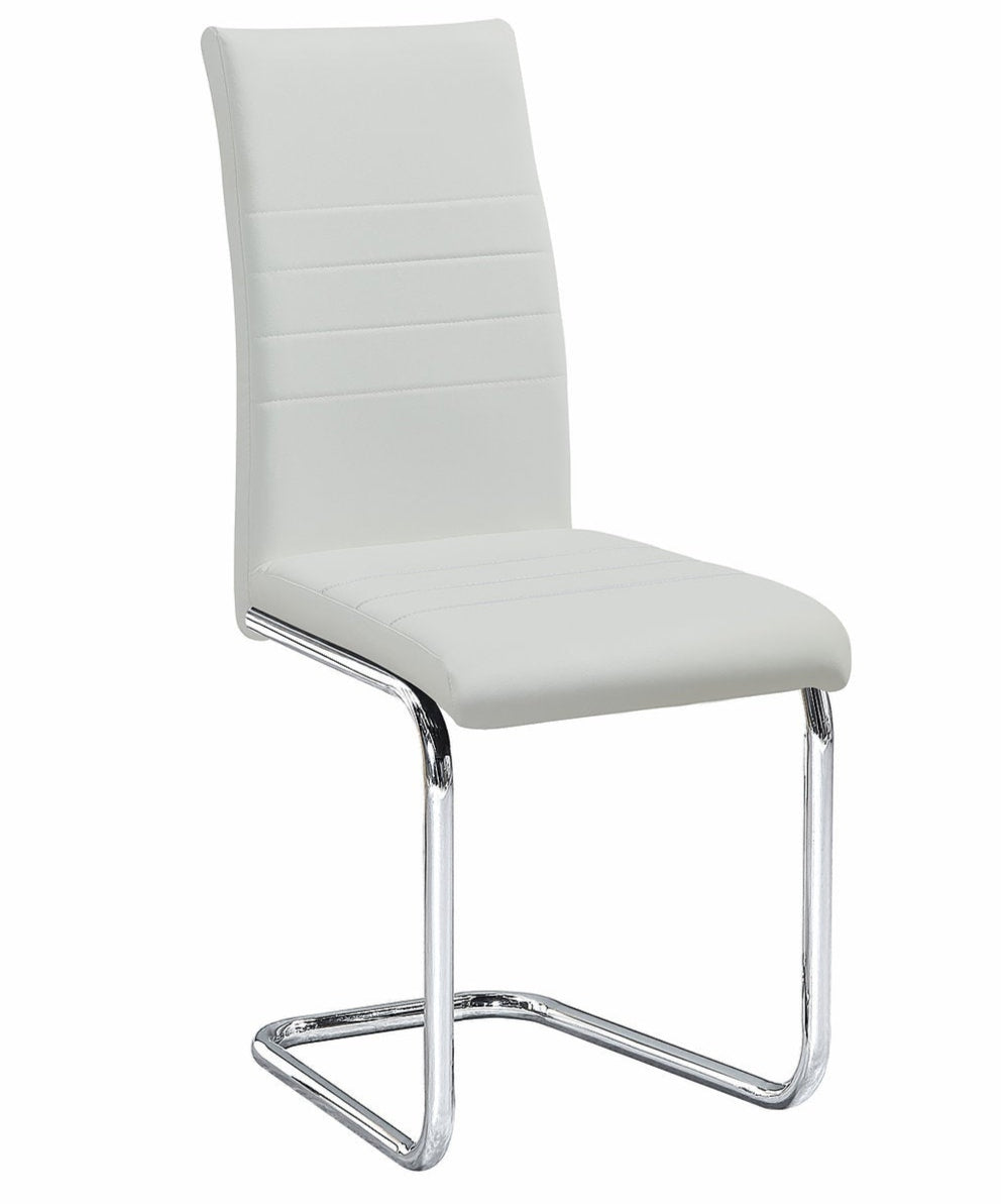 6 Piece White Dining Chair C-1872