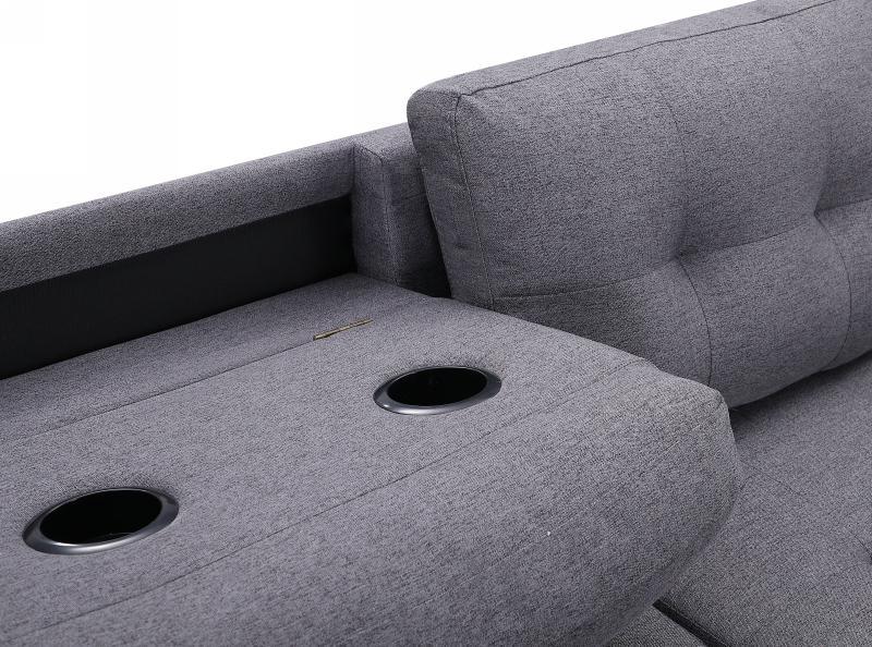 Sectional with Storage Ottoman 1982