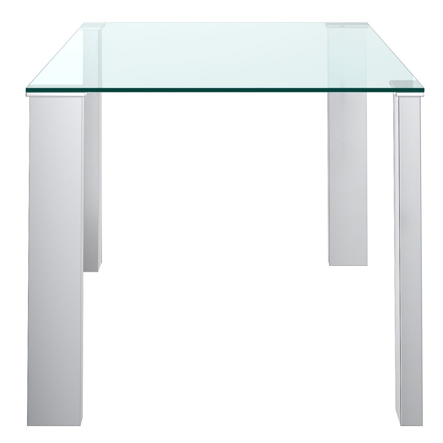 Frankfurt Rectangular Dining Table in Stainless Steel 201-165