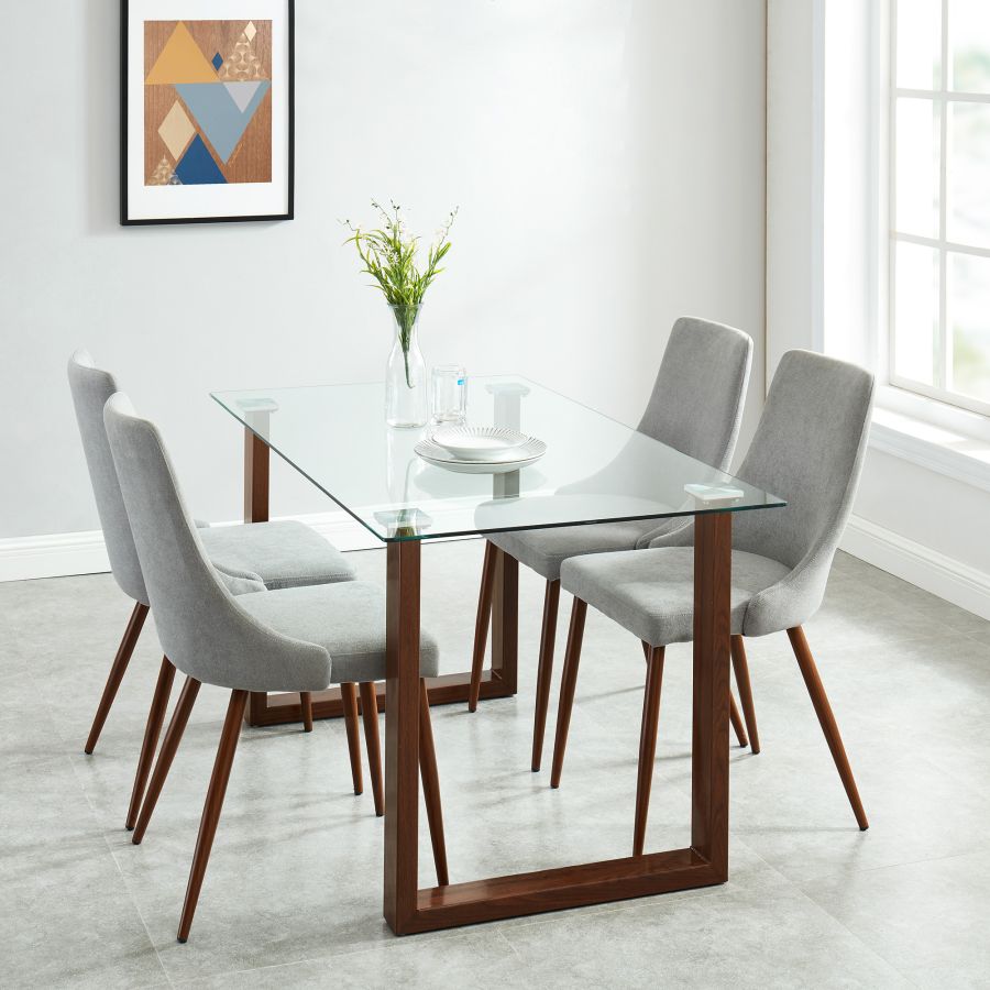 Franco Rectangular Dining Table in Walnut 201-454WAL