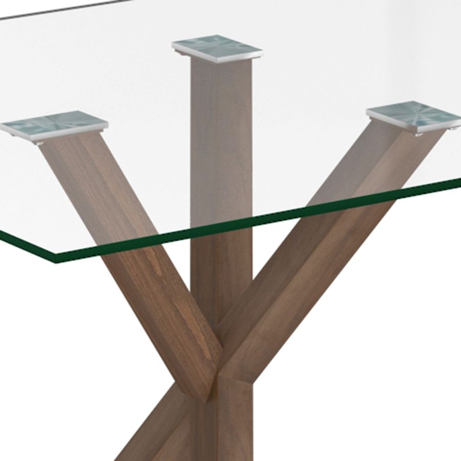 Stark Rectangular Dining Table in Walnut 201-535WAL