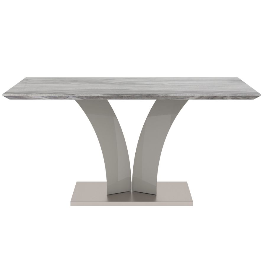 Napoli Rectangular Dining Table in Light Grey 201-545GY