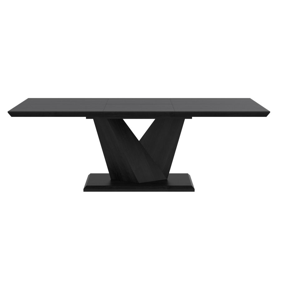 Eclipse Dining Table with Extension in Black 201-860BLK