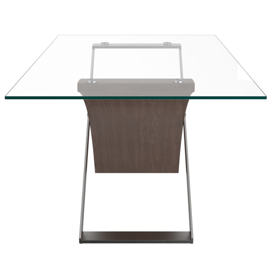 Veneta Rectangular Dining Table in Walnut 201-931