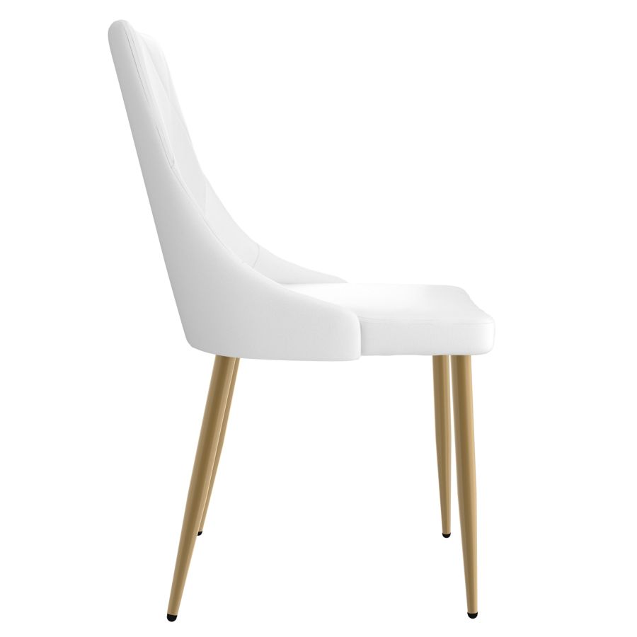 Antoine Side Chair, Set of 2, in White 202-573WT