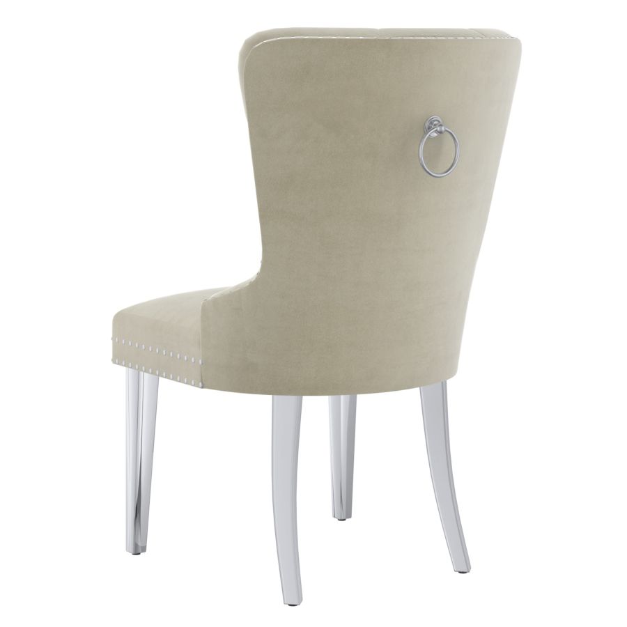 Hollis Side Chair, Set of 2, in Ivory 202-614IV