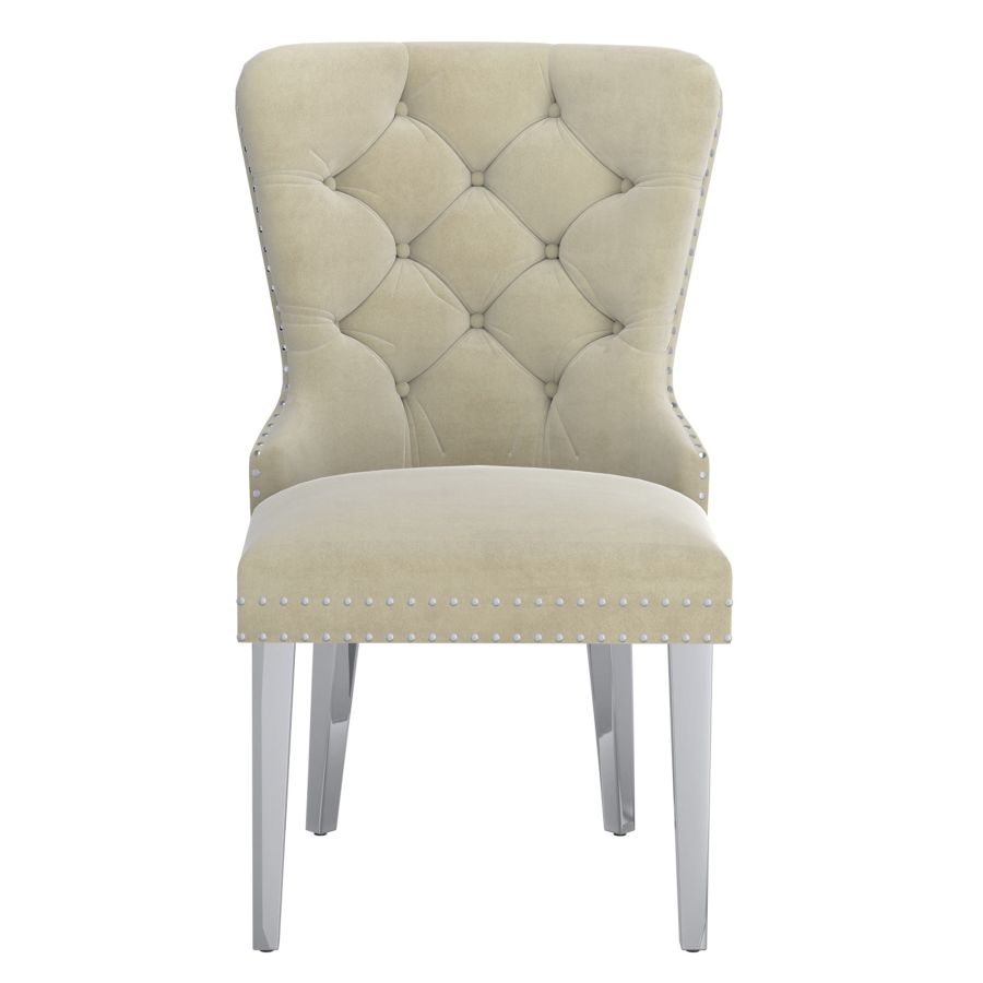 Hollis Side Chair, Set of 2, in Ivory 202-614IV