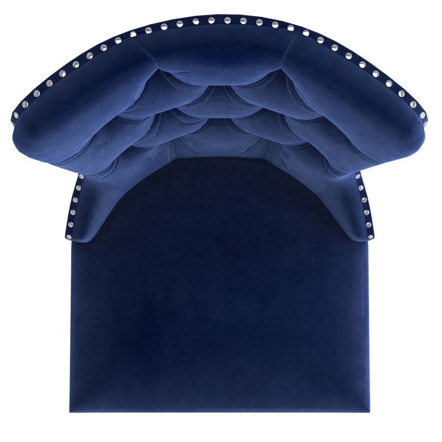 Hollis Side Chair, set of 2, in Navy 202-614NAV