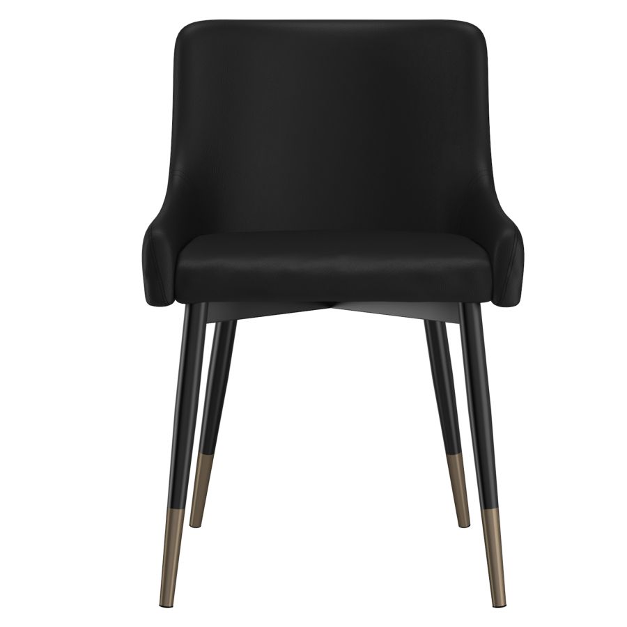 Xander Side Chair, Set of 2 in Black 202-620BK