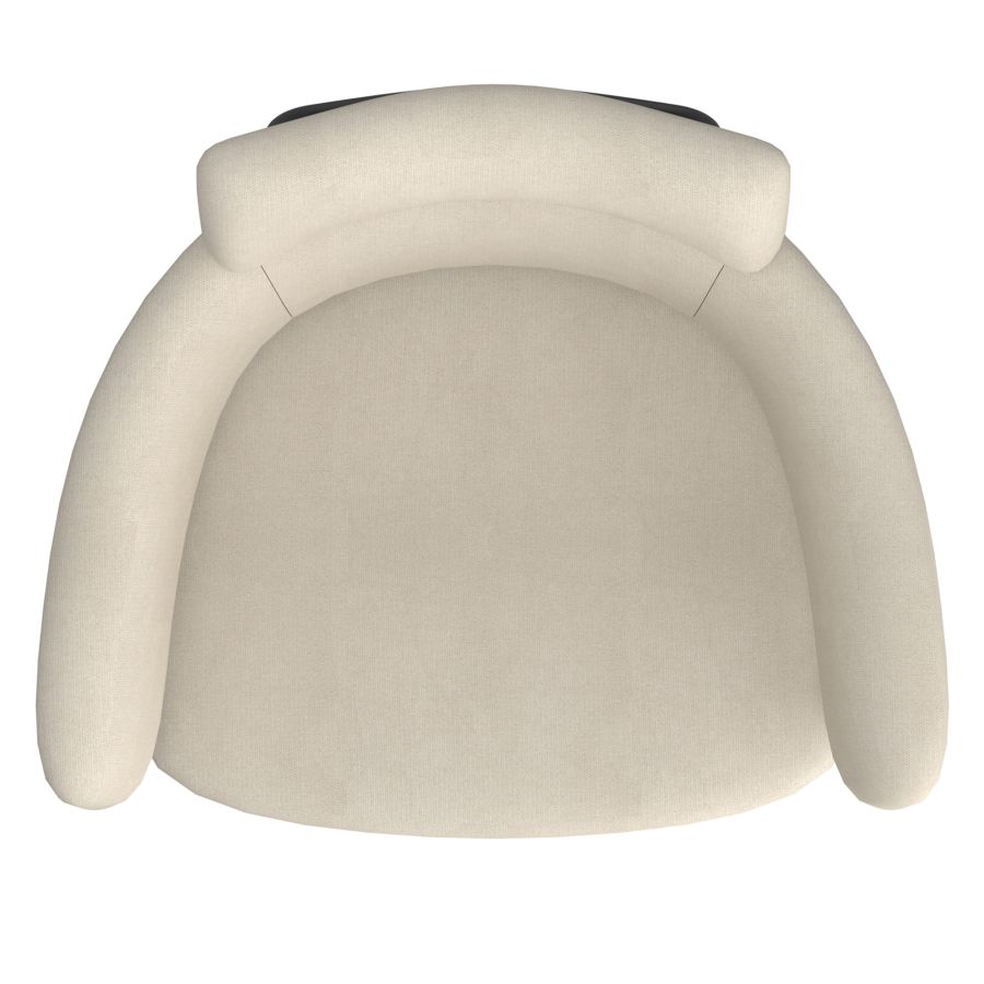 Axel Side Chair, Set of 2 in Beige and Black 202-674BEG