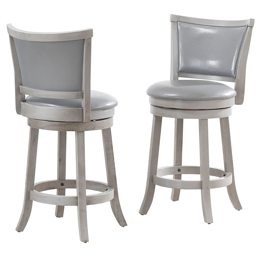Rowan 26" Counter Stool, Set of 2 in Grey 203-478GY