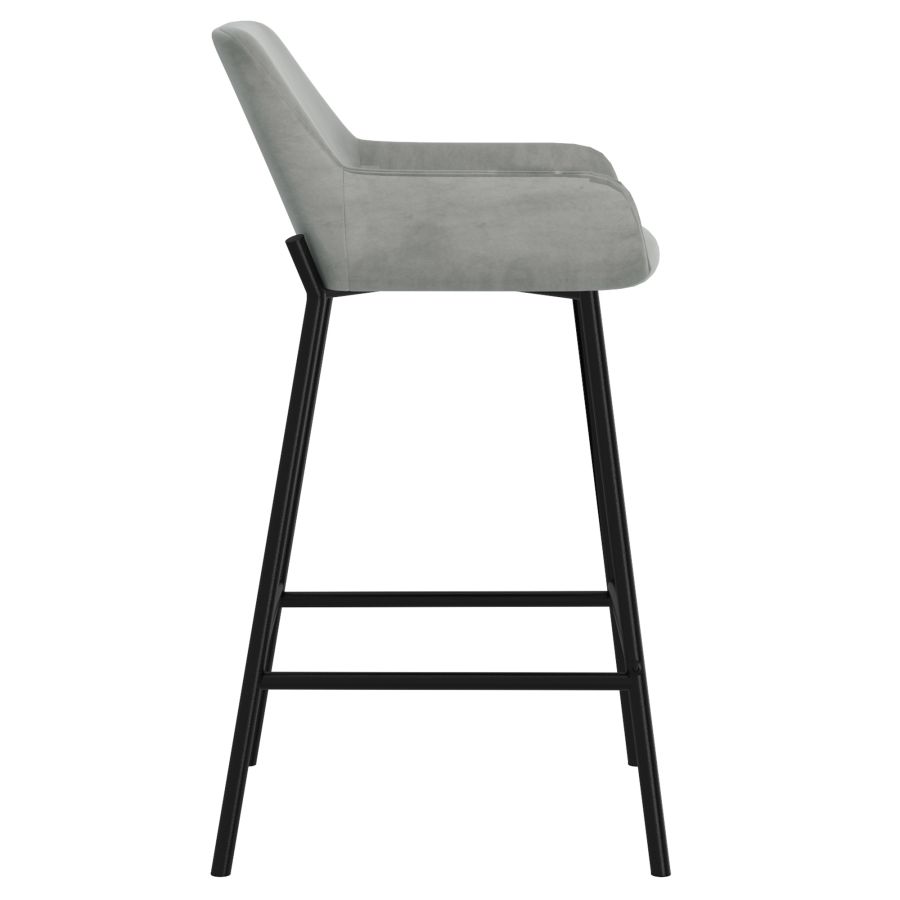Baily 26'' Counter Stool, set of 2 in Grey 203-541GRY