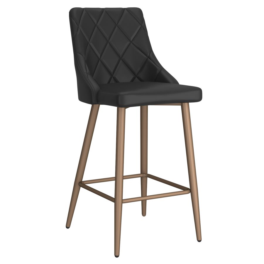 Antoine 26" Counter Stool, Set of 2, in Black 203-573BK