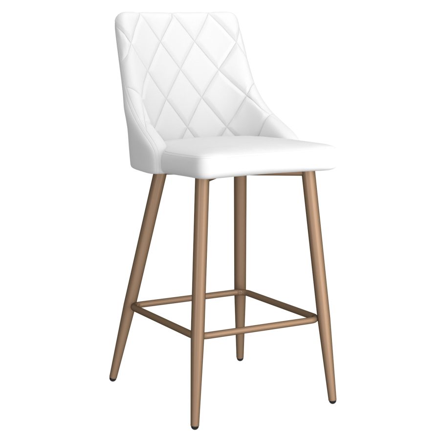 Antoine 26" Counter Stool, Set of 2, in White 203-573WT