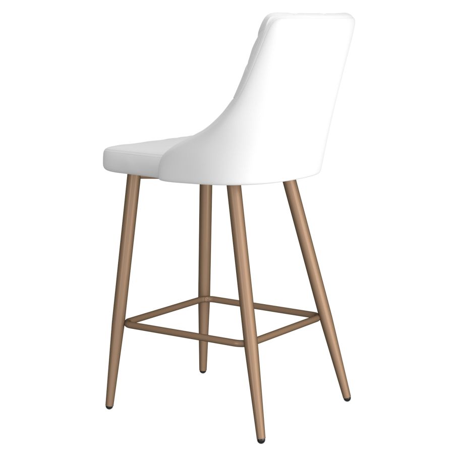 Antoine 26" Counter Stool, Set of 2, in White 203-573WT