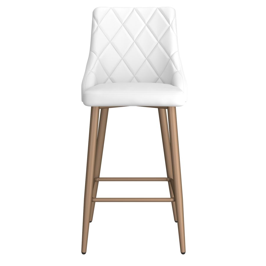 Antoine 26" Counter Stool, Set of 2, in White 203-573WT