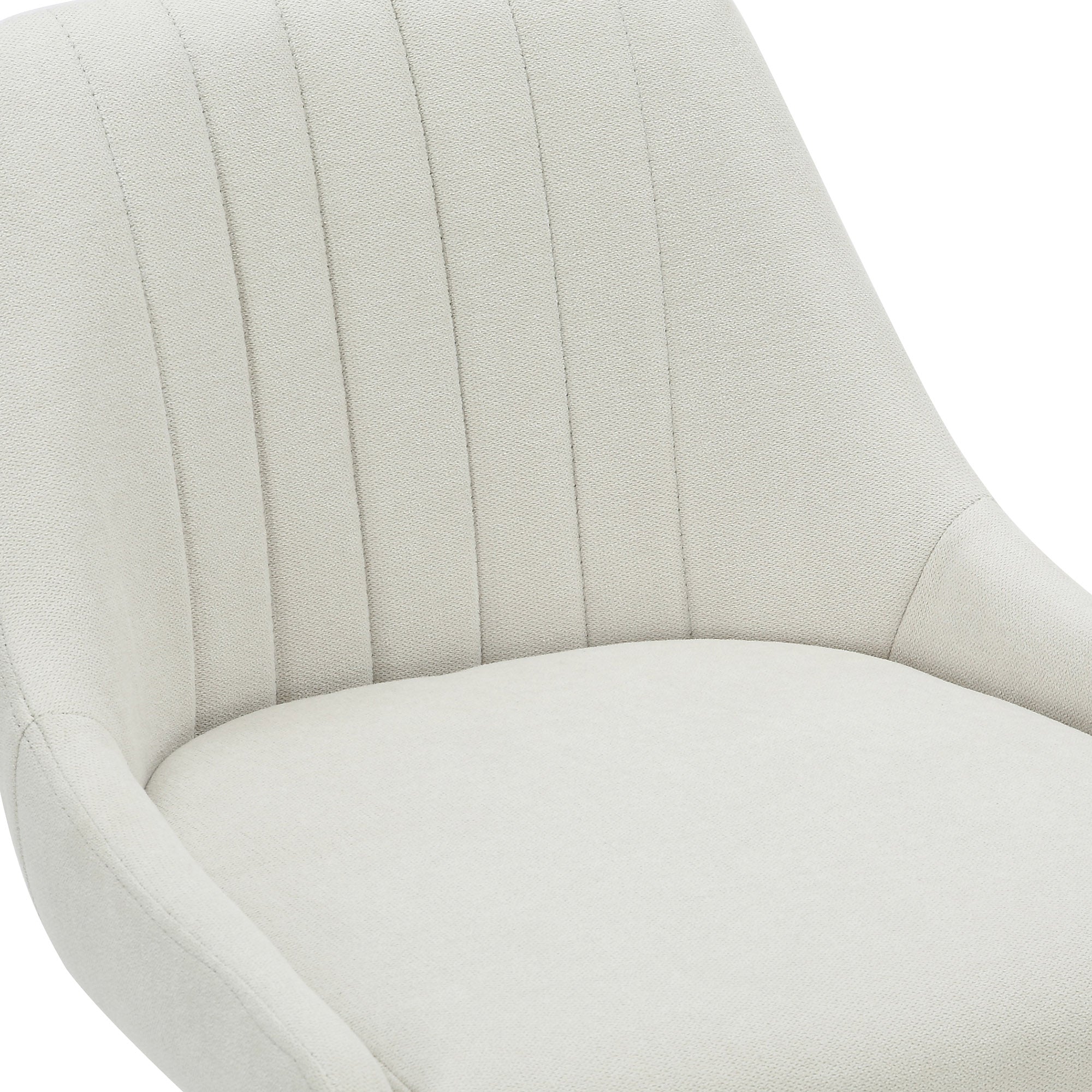 Kron Adjustable Height Air-Lift Swivel Stool, Set of 2, in Beige Fabric 203-574BG