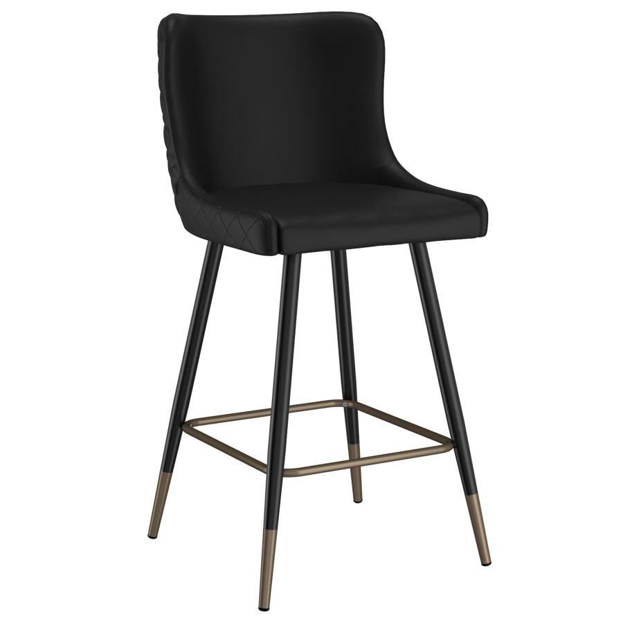 Xander 26" Counter Stool, Set of 2, in Black 203-620BK