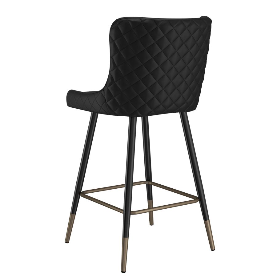 Xander 26" Counter Stool, Set of 2, in Black 203-620BK