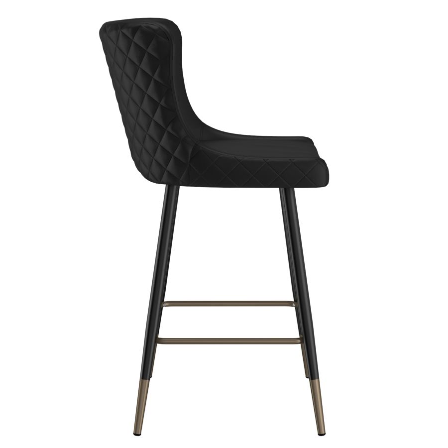 Xander 26" Counter Stool, Set of 2, in Black 203-620BK