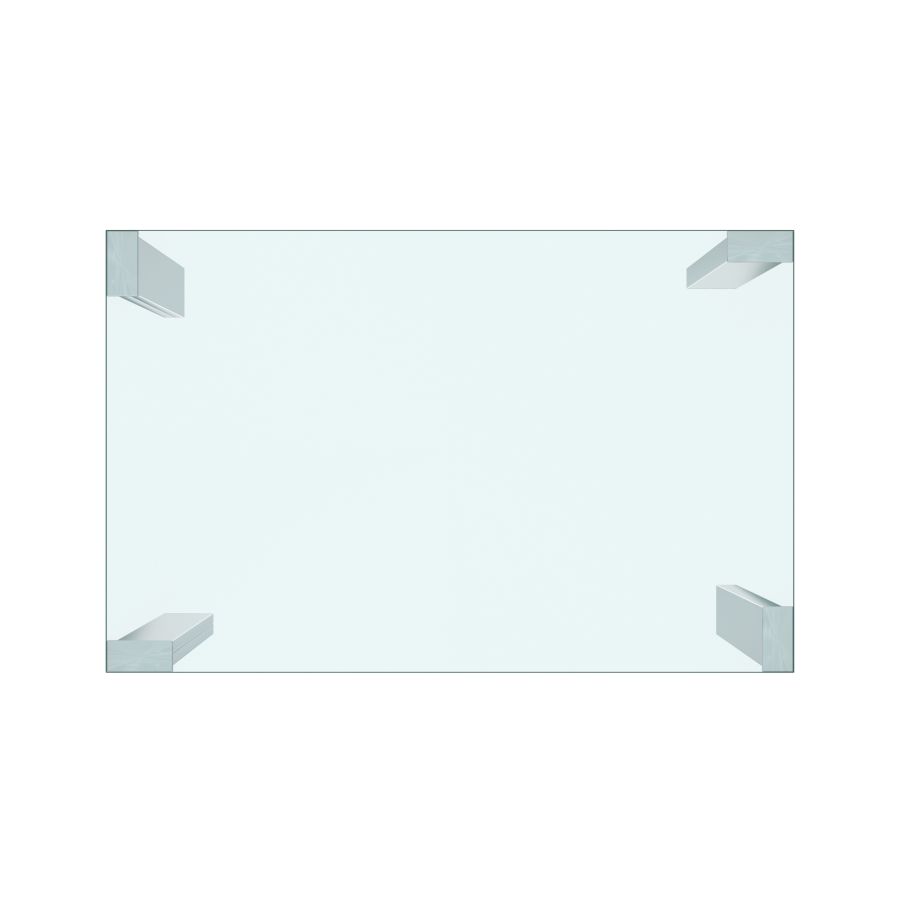 Frankfurt/Maxim 5pc Dining Set, Chrome/White 207-165/489WT