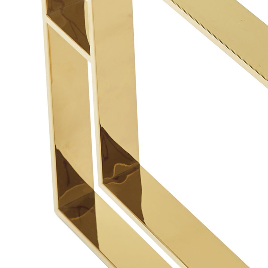 Eros/Azul 5pc Dining Set in Gold with Black Chair 207-482GL_600BKGL