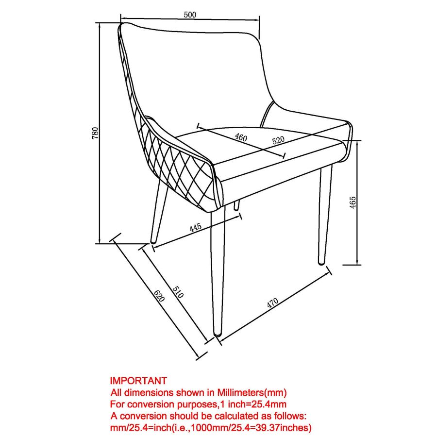 Stark/Bianca 7pc Dining Set in Black with Black & Beige Chair 207-535BK/086BG