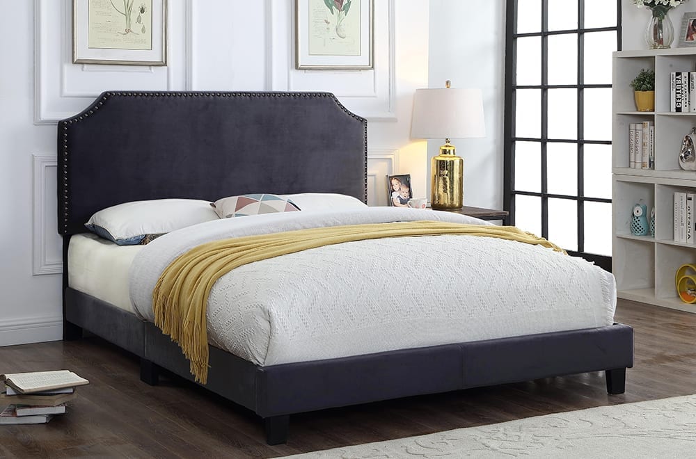 Charcoal Adjustable headboard & bed 2116C