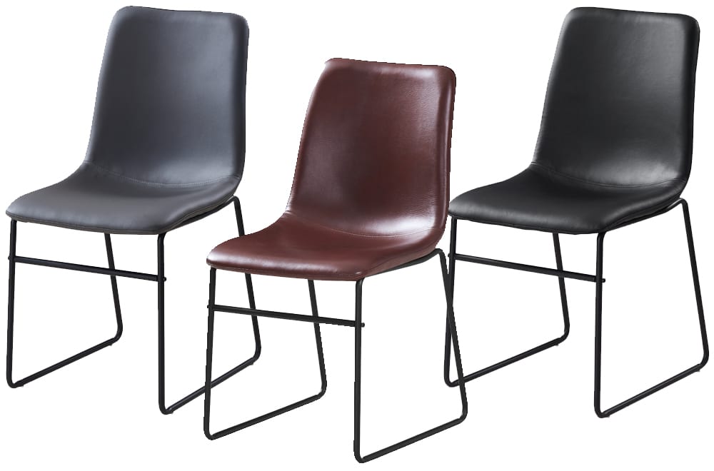 2 Piece Dining Chair Cognac T211C