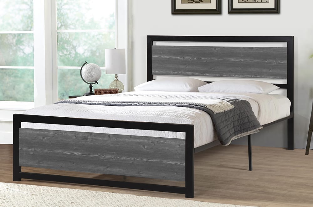 Platform Bed Black 2233