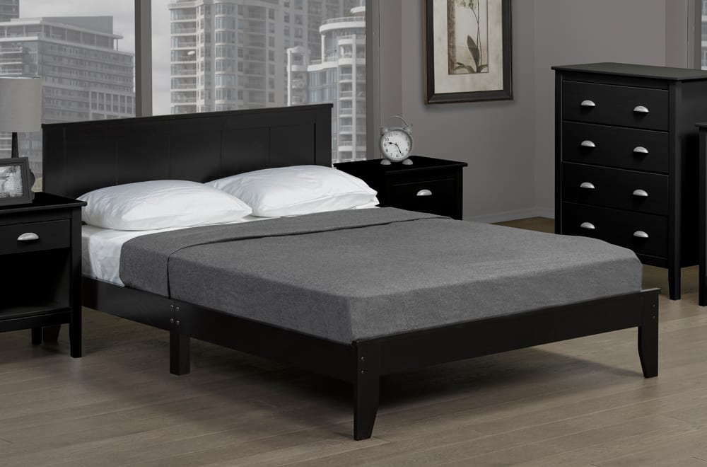 Platform Bed Dark Espresso 2341