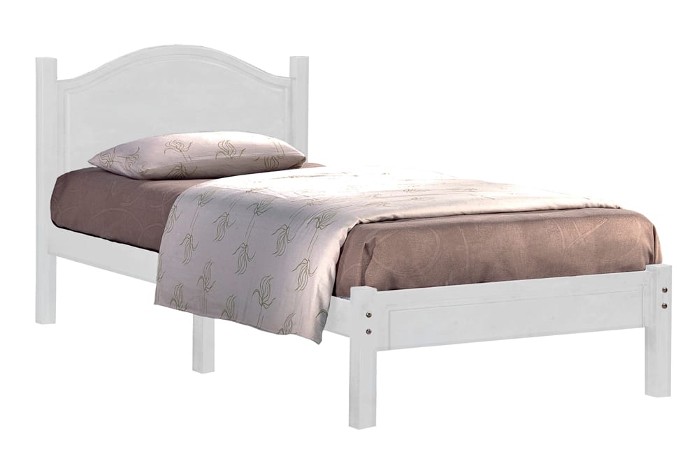 Platform Bed White 2342