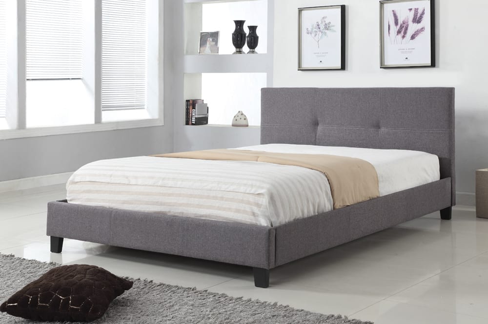 Grey Platform Bed - T 2358